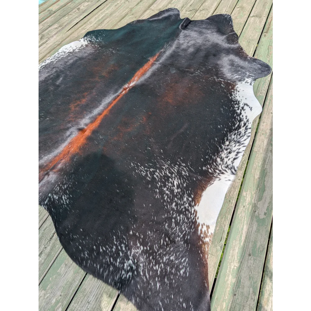 ASM#139❤️79.5’’ x 70’’ Lovely Large Cowhide Rug - rug