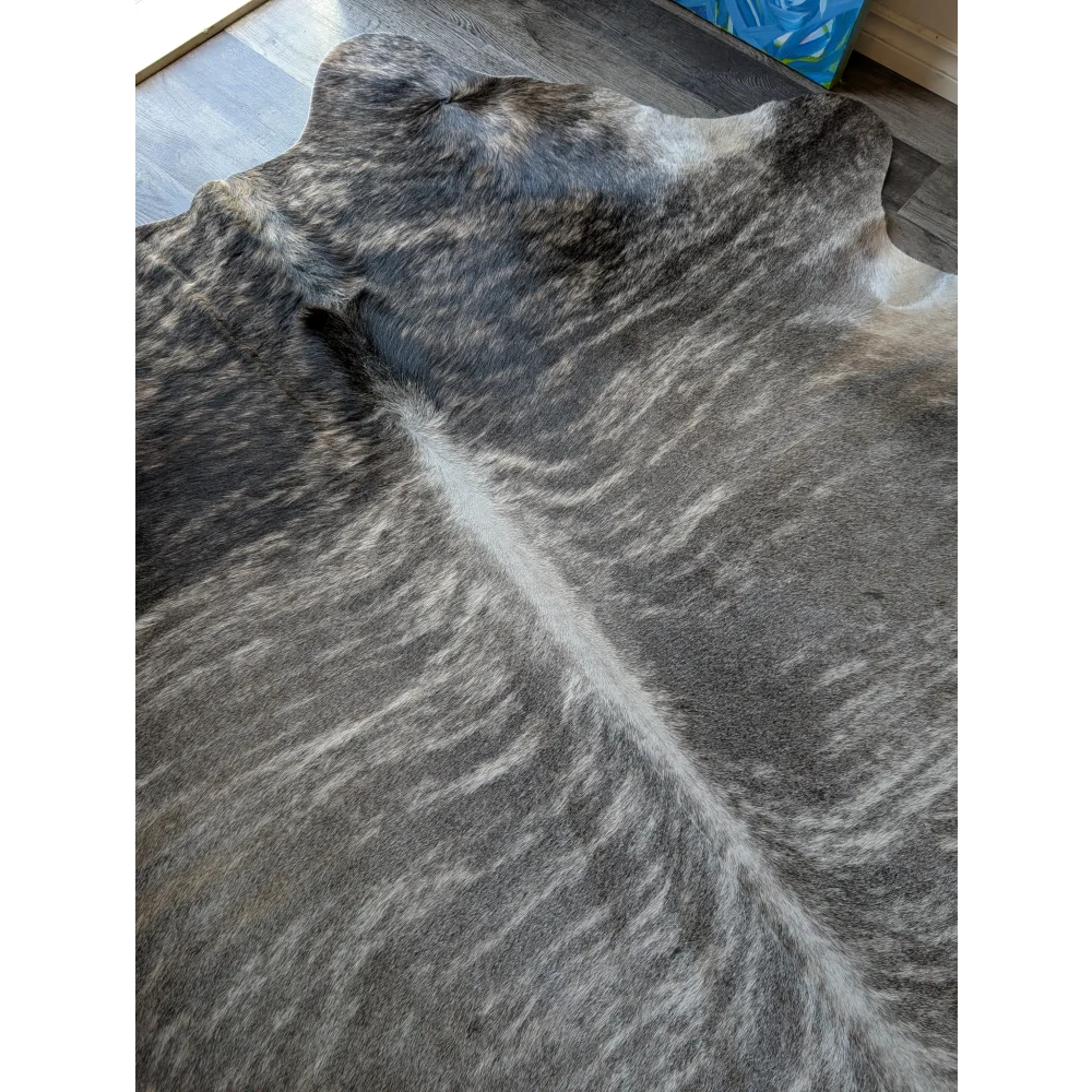 ExoticGrey#537❤️94.5’’ x 86’’ Lovely Extra Large Cowhide Rug - rug